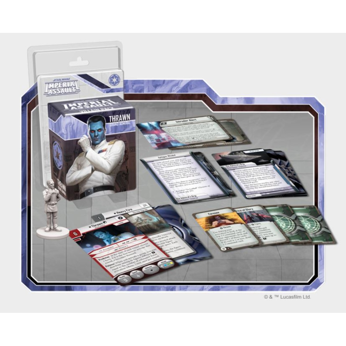 Star Wars Imperial Assault Grand Admiral Thrawn Villain Pack